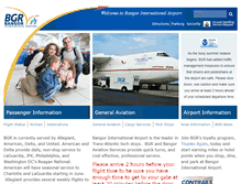 Tablet Screenshot of flybangor.com